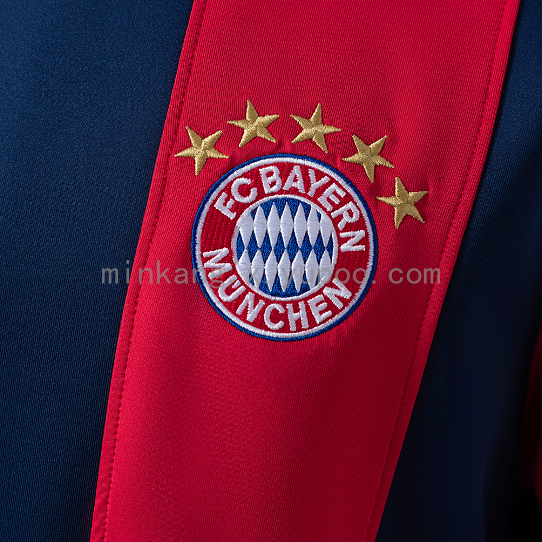 Bayern Munich Long-sleeved Sweatshirt - Red & Cyan M-3XL 6