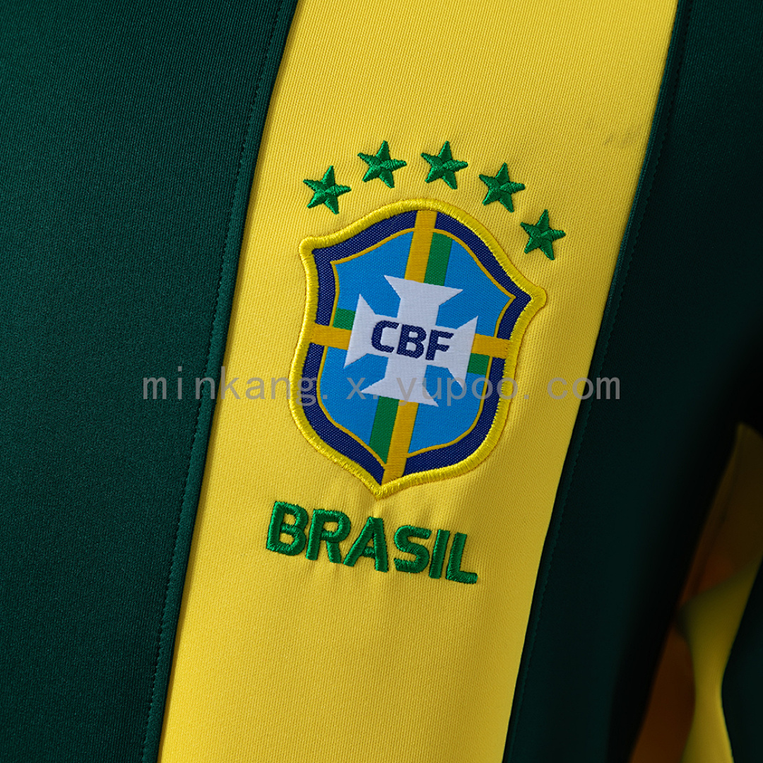 Brazil Long-sleeved Sweatshirt - Yellow & Green M-3XL 6
