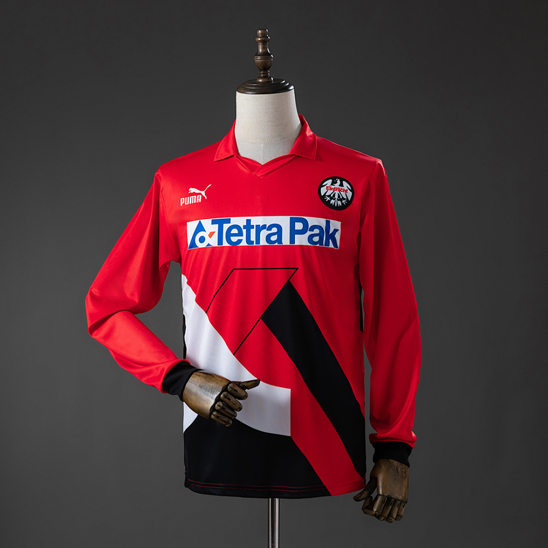 Frankfurt 93/95 Home Long-Sleeve Retro Jersey S-XXL 2