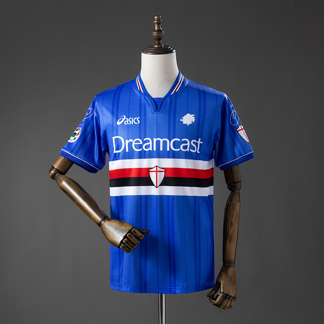 Sampdoria 00/01 Home Retro Jersey S-XXL 2