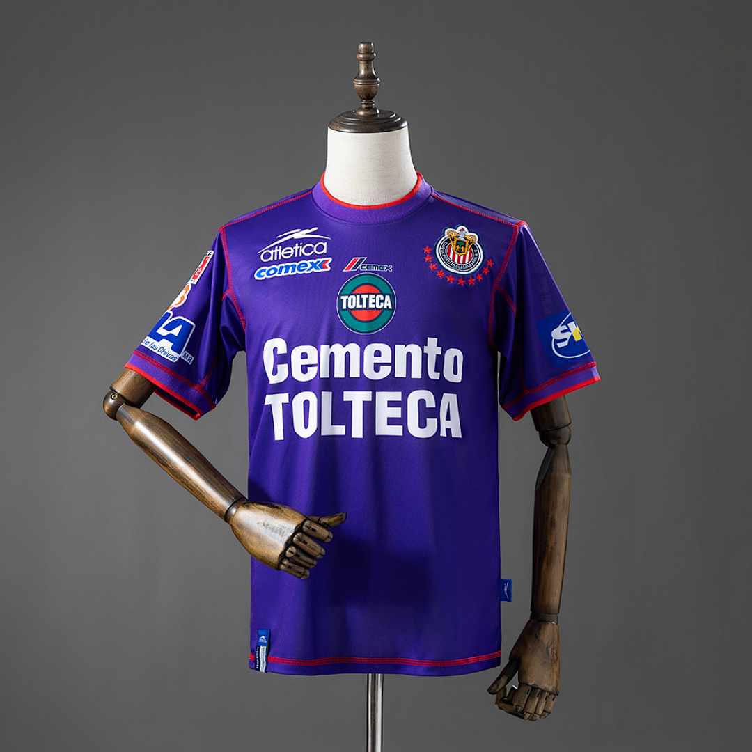 Chivas de Guadalajara 02/03 Third Away Retro Jersey S-XXL 2