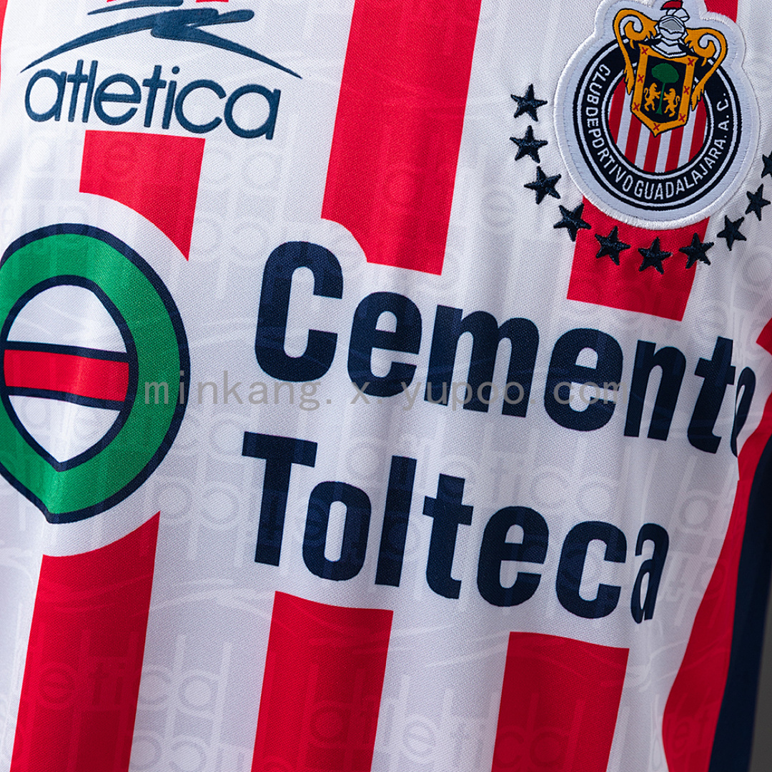 Chivas de Guadalajara 99/00 Home Retro Jersey S-XXL 9