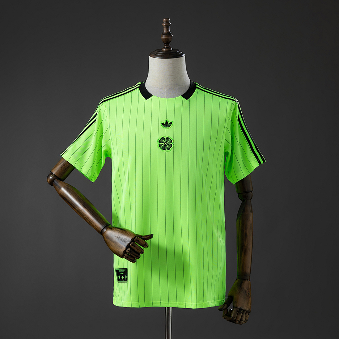 Celtics Terrace Icons Shorts T-Shirt Fluorescent Green S-XXL 2