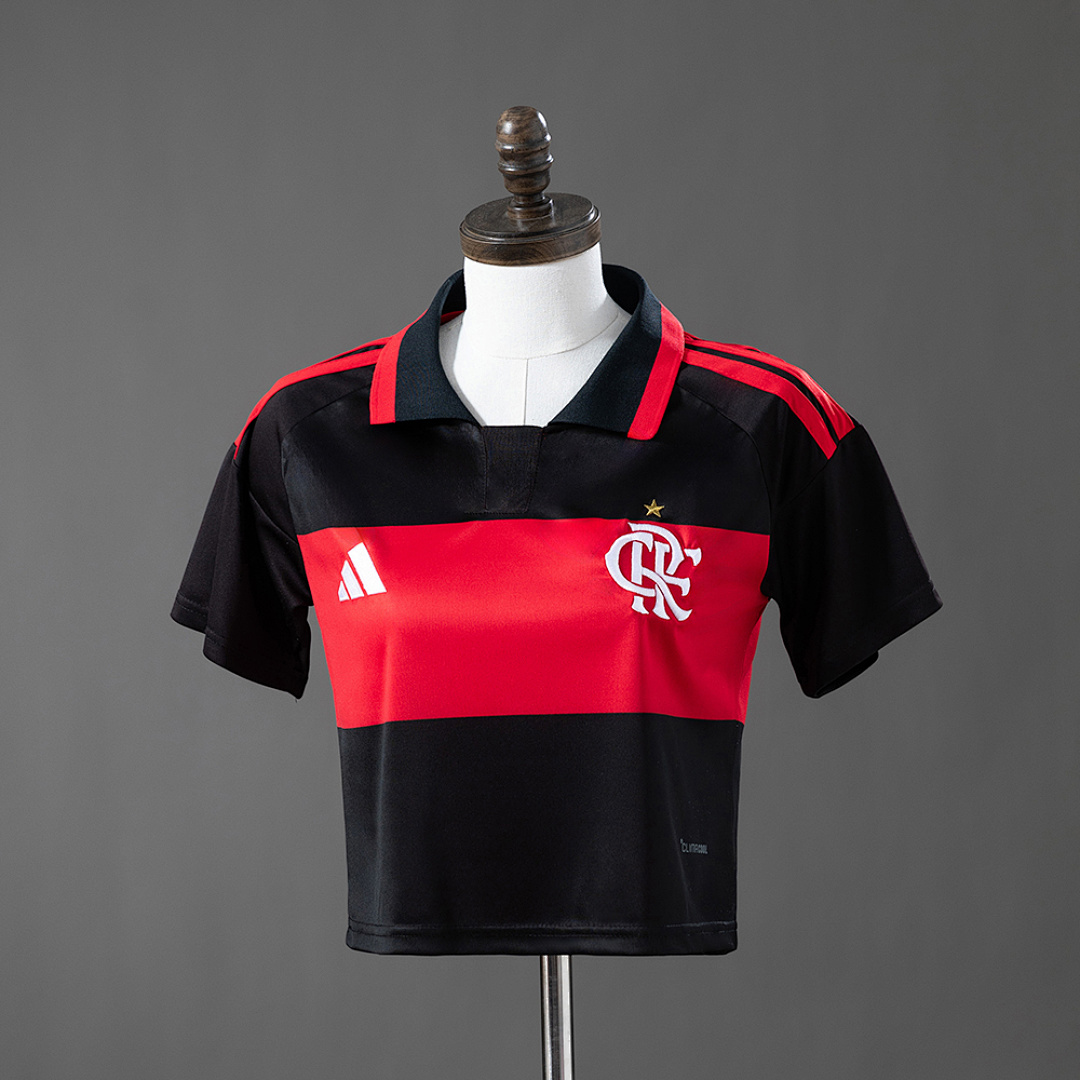 Flamengo 26/27 Home Women's Crop Top Style S-XXL 3