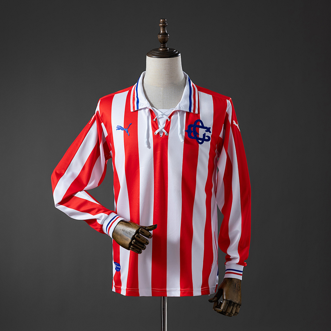 Chivas de Guadalajara 110th Anniversary Edition Long-Sleeved Retro Jerse S-XXL 2