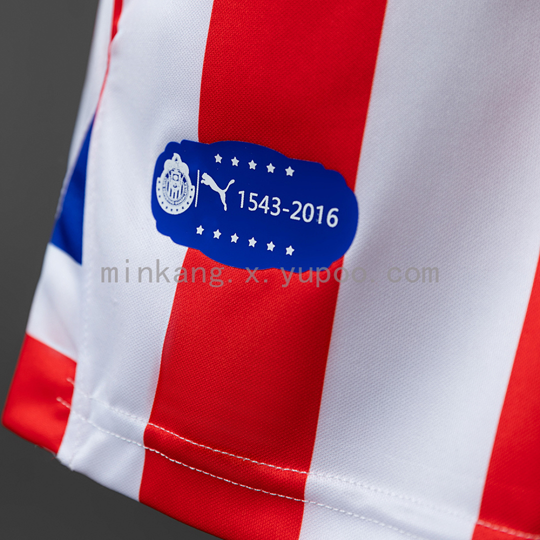 Chivas de Guadalajara 110th Anniversary Edition Long-Sleeved Retro Jerse S-XXL 6