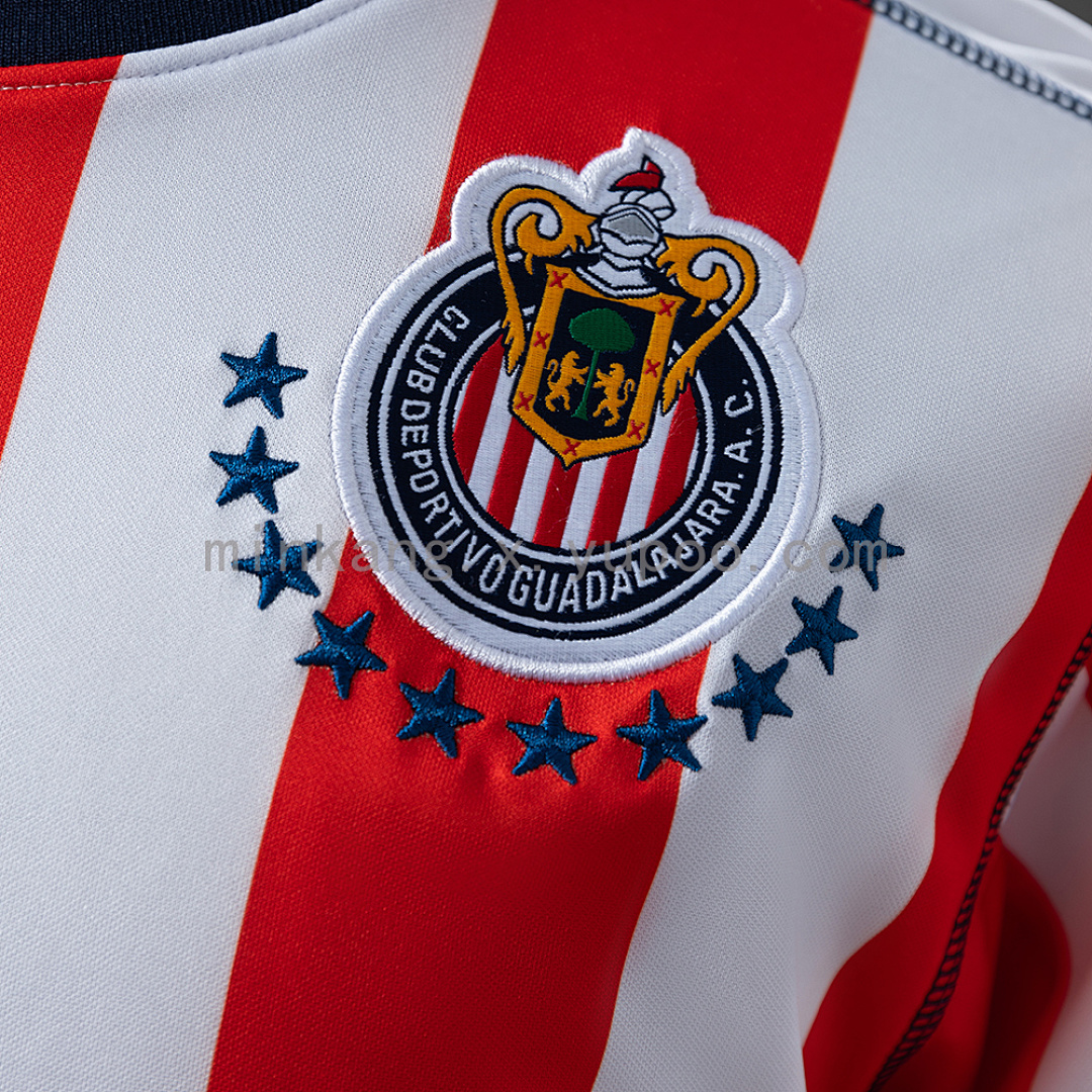 Chivas de Guadalajara 02/03 Home Long-sleeved Retro Jersey S-XXL 8