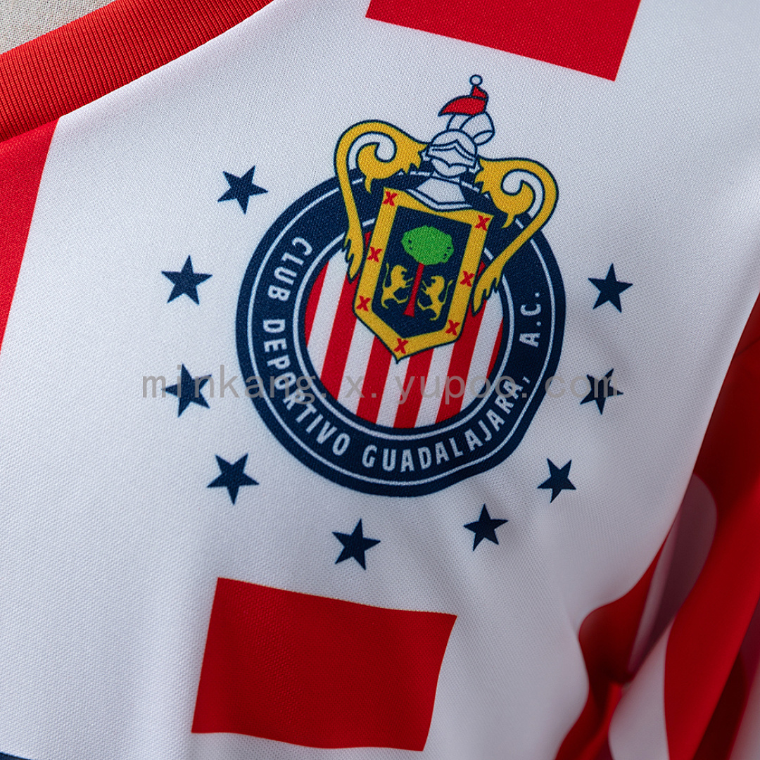 Chivas de Guadalajara 90/91 Home Long-sleeved Retro Jersey S-XXL 6