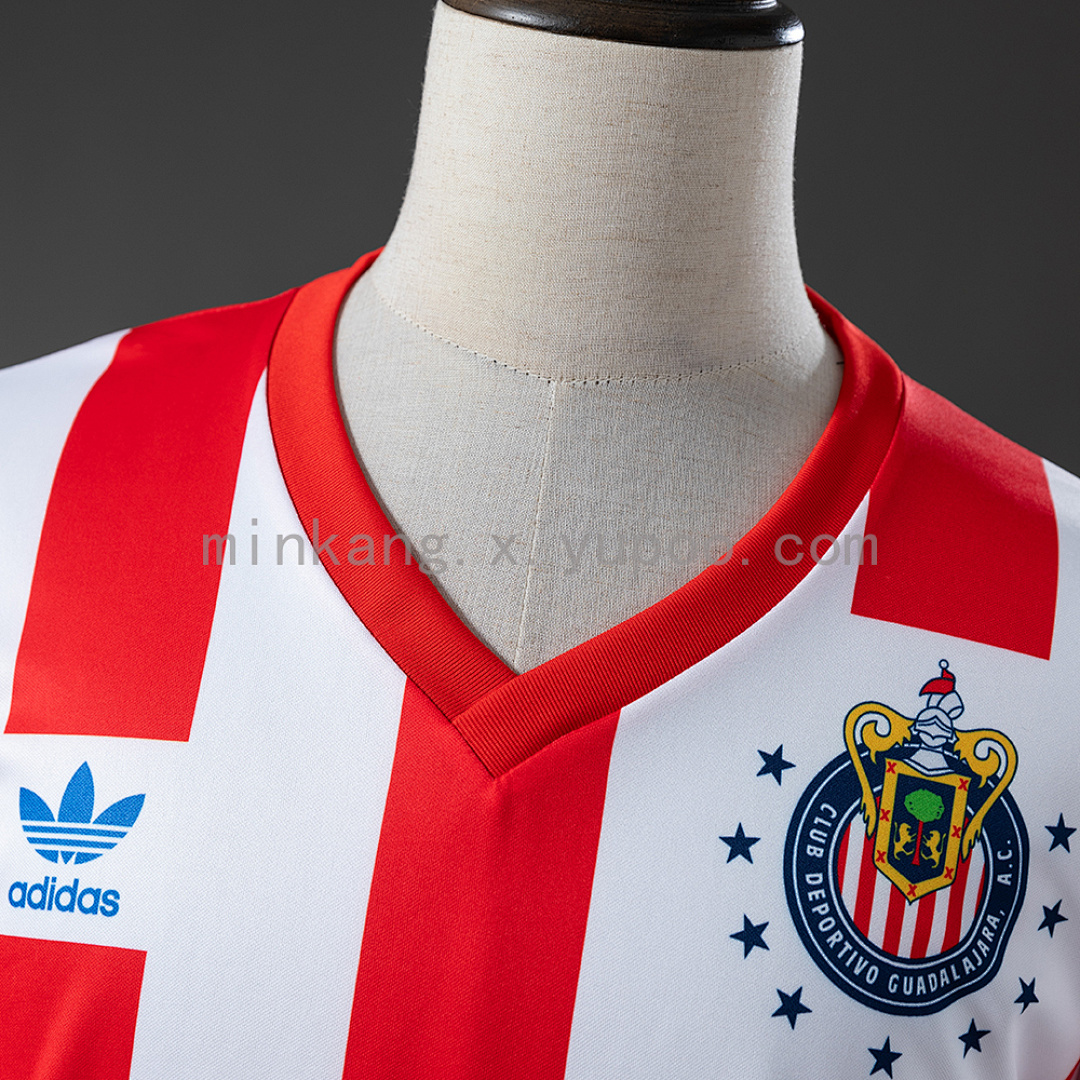 Chivas de Guadalajara 90/91 Home Long-sleeved Retro Jersey S-XXL 8