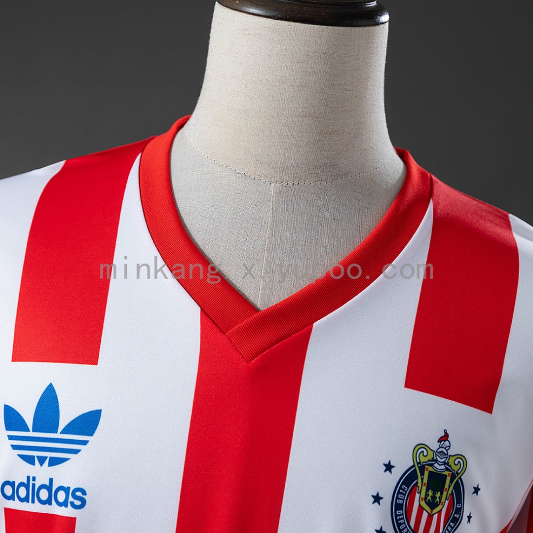 Chivas de Guadalajara 91/92 Home Long-sleeved Retro Jersey S-XXL 8