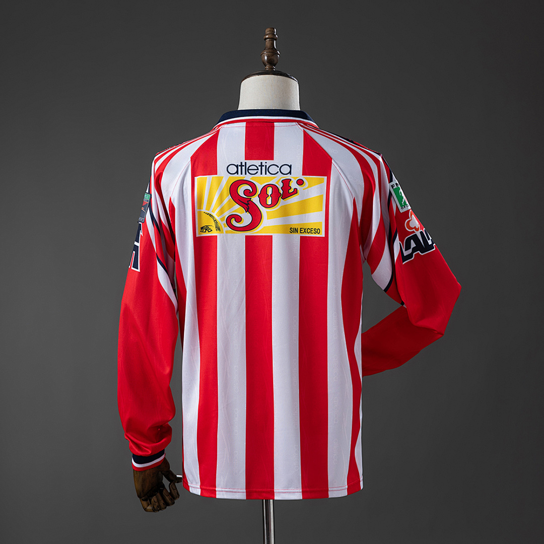 Chivas Guadalajara 98/99 Home Long-Sleeve Retro Jersey S-XXL 2