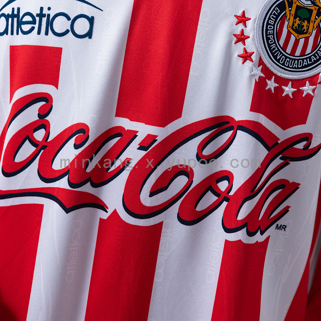 Chivas Guadalajara 98/99 Home Long-Sleeve Retro Jersey S-XXL 8