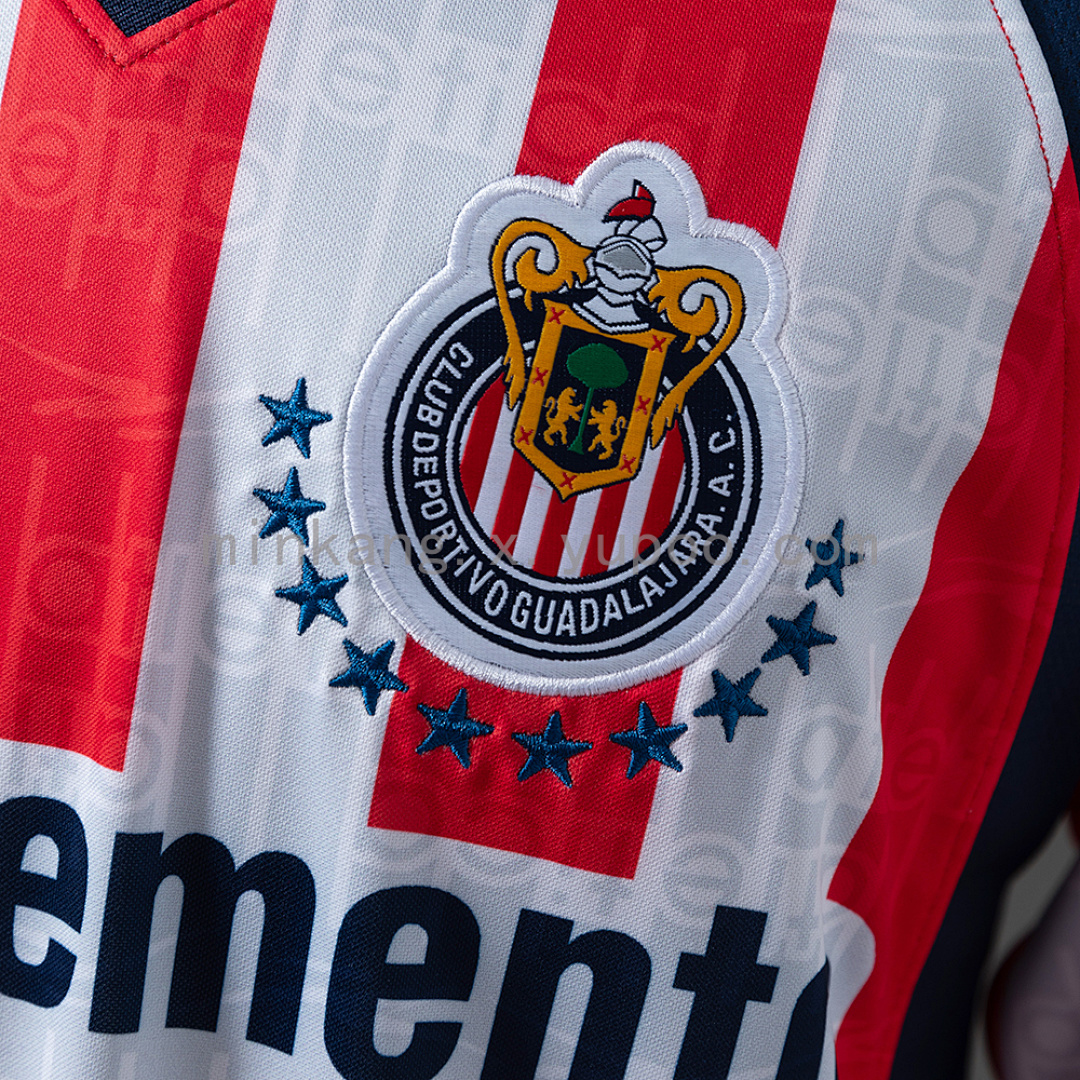 Chivas de Guadalajara 99/00 Home Long-sleeved Retro Jersey S-XXL 8