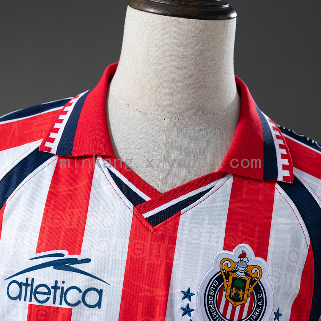 Chivas de Guadalajara 99/00 Home Long-sleeved Retro Jersey S-XXL 10