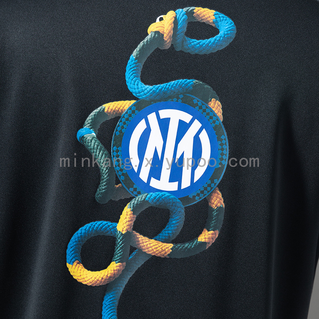 Inter Milan 25/26 Pre-Match Black Jersey S-4XL 4