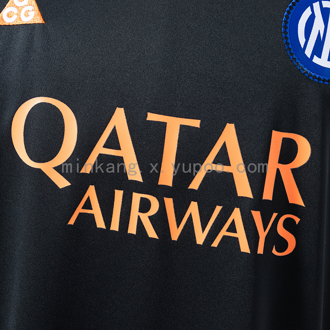 Inter Milan 25/26 Pre-Match Black Jersey S-4XL 9