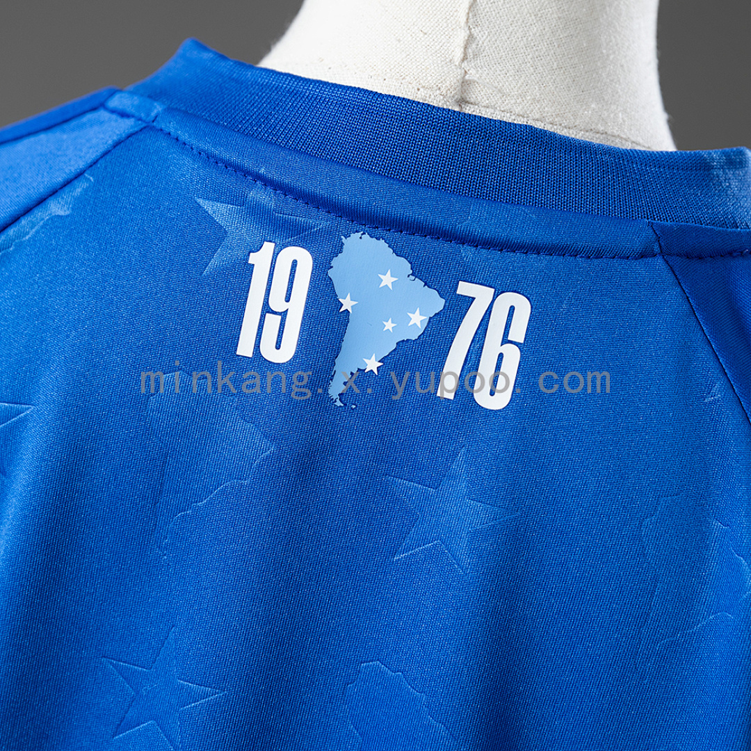 Cruzeiro 26/7 Home kids kit Jersey SIZE 16-28 4