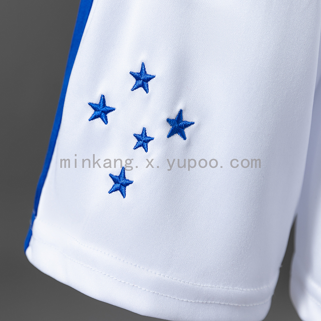Cruzeiro 26/7 Home kids kit Jersey SIZE 16-28 5