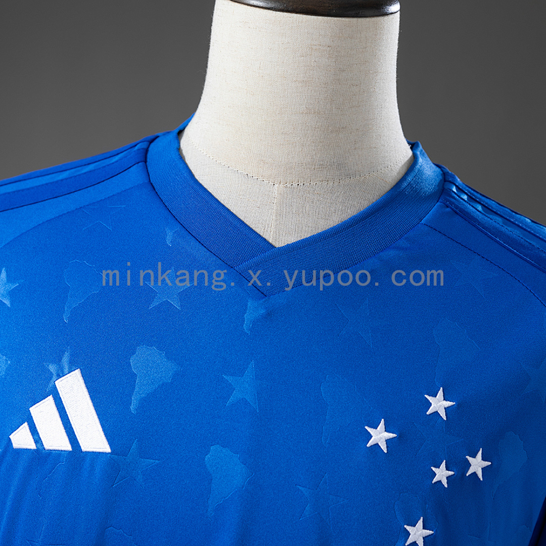 Cruzeiro 26/27 Home Long Sleeve Jersey S-4XL 9