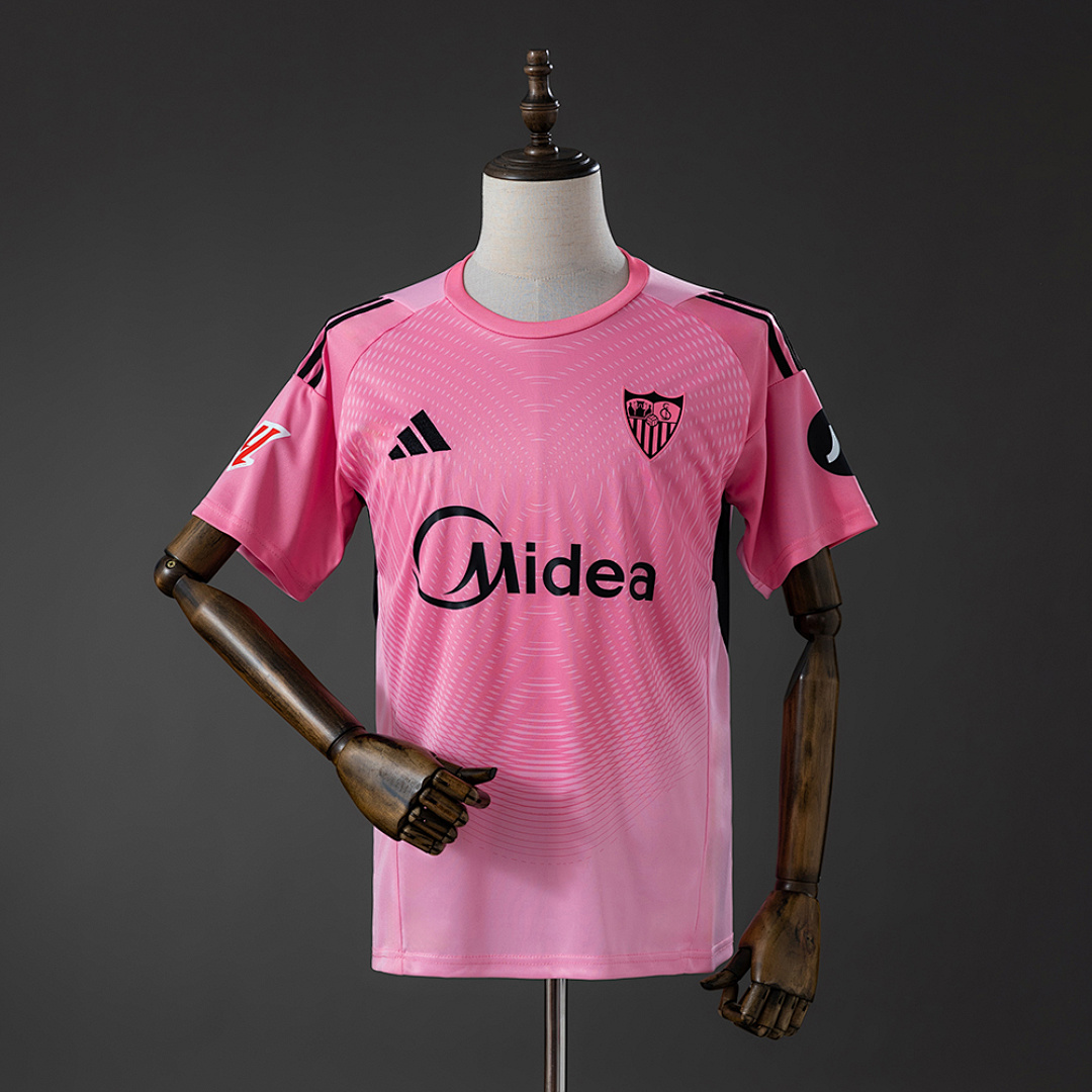 Sevilla 25/26 Goalkeeper Pink Jersey S-XXL 3