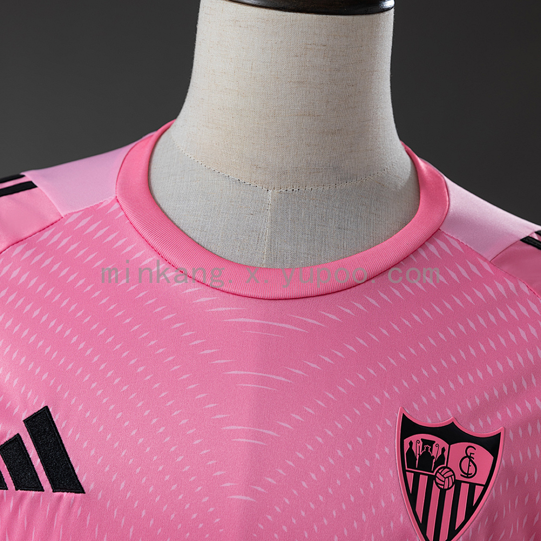 Sevilla 25/26 Goalkeeper Pink Jersey S-XXL 9