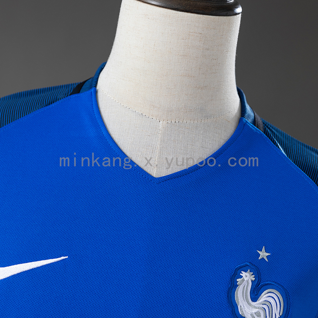 France 2016 Home Retro Jersey S-XXL 9