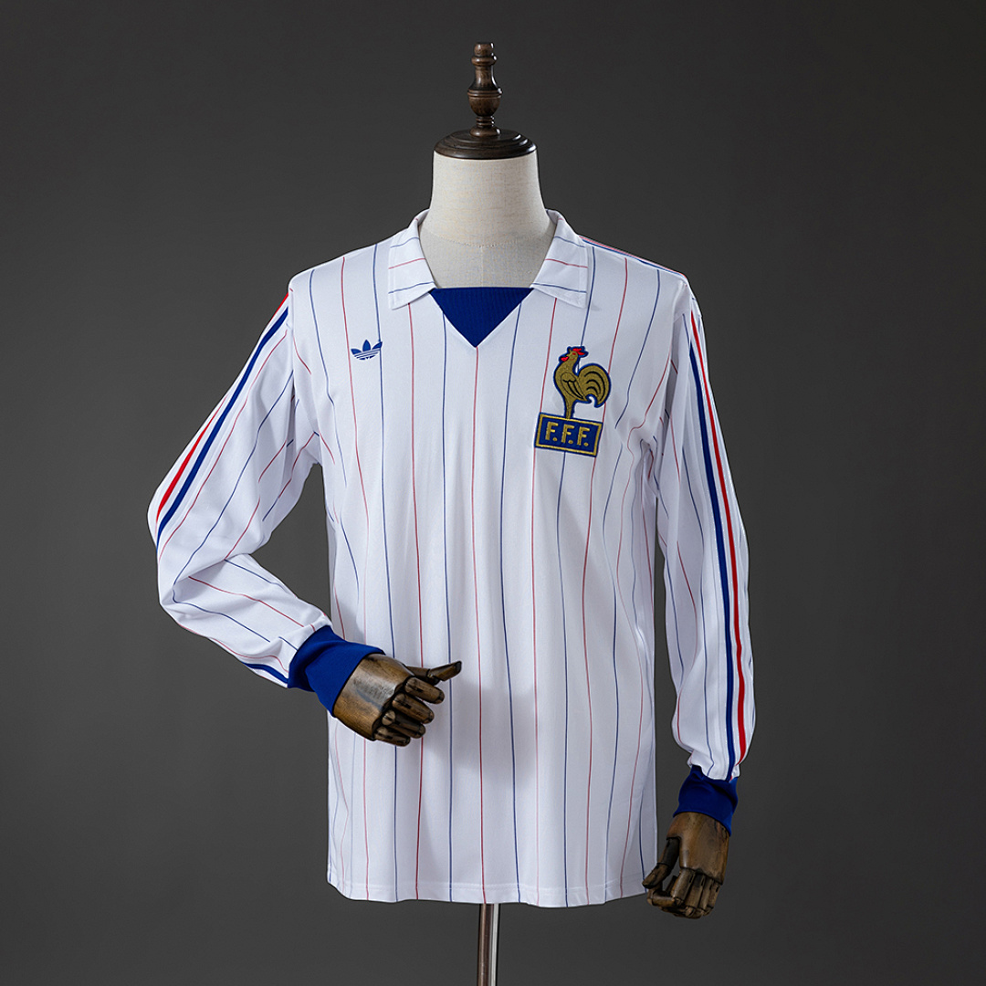 Frence 80/82 Away Long-Sleeved Retro Jersey S-XXL 2