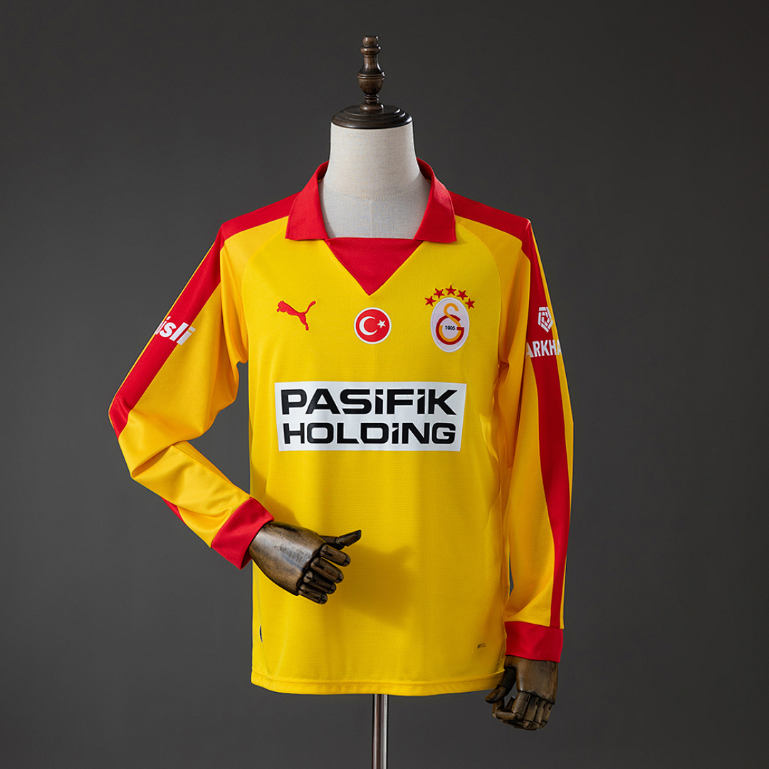 Galatasaray 25/26 Retro Edition - Yellow Long-Sleeve Jersey S-4XL 2
