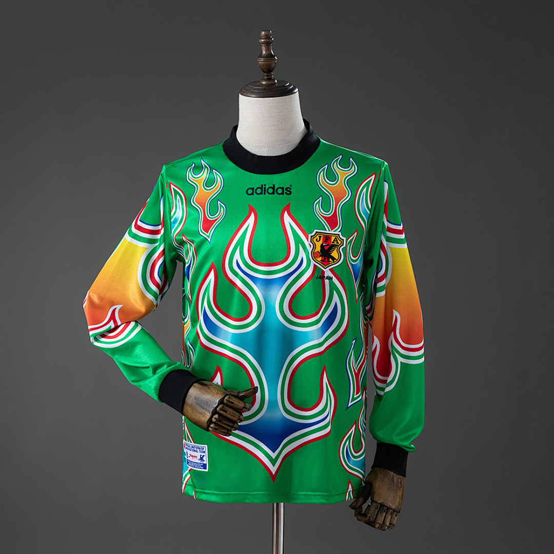Japan 1998 Retro GK Long Sleeve Jersey S-XXL 2