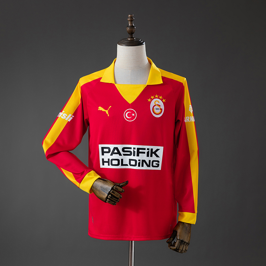Galatasaray 25/26 Retro Edition - Red Long-Sleeved Jersey S-4XL 2