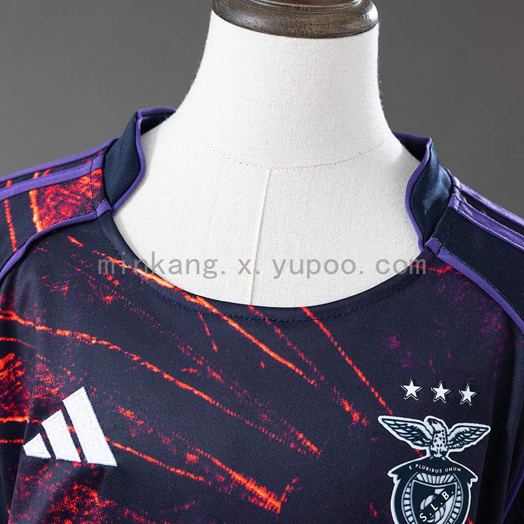 Benfica 26/27 Third Away Kids Kit Jersey Size 16-28 10