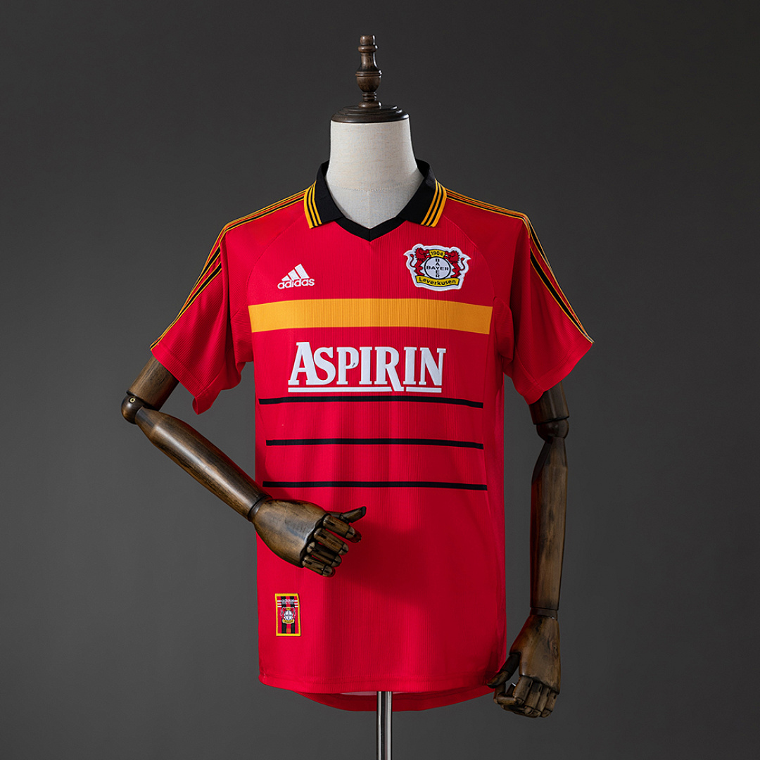 Bayer Leverkusen 98/00 Home Retro Jersey S-XXL 2