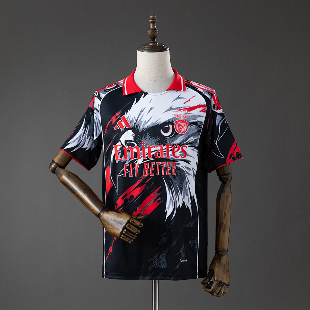 Benfica 26/27 Special Eagle Jersey - Black& White S-4XL 2