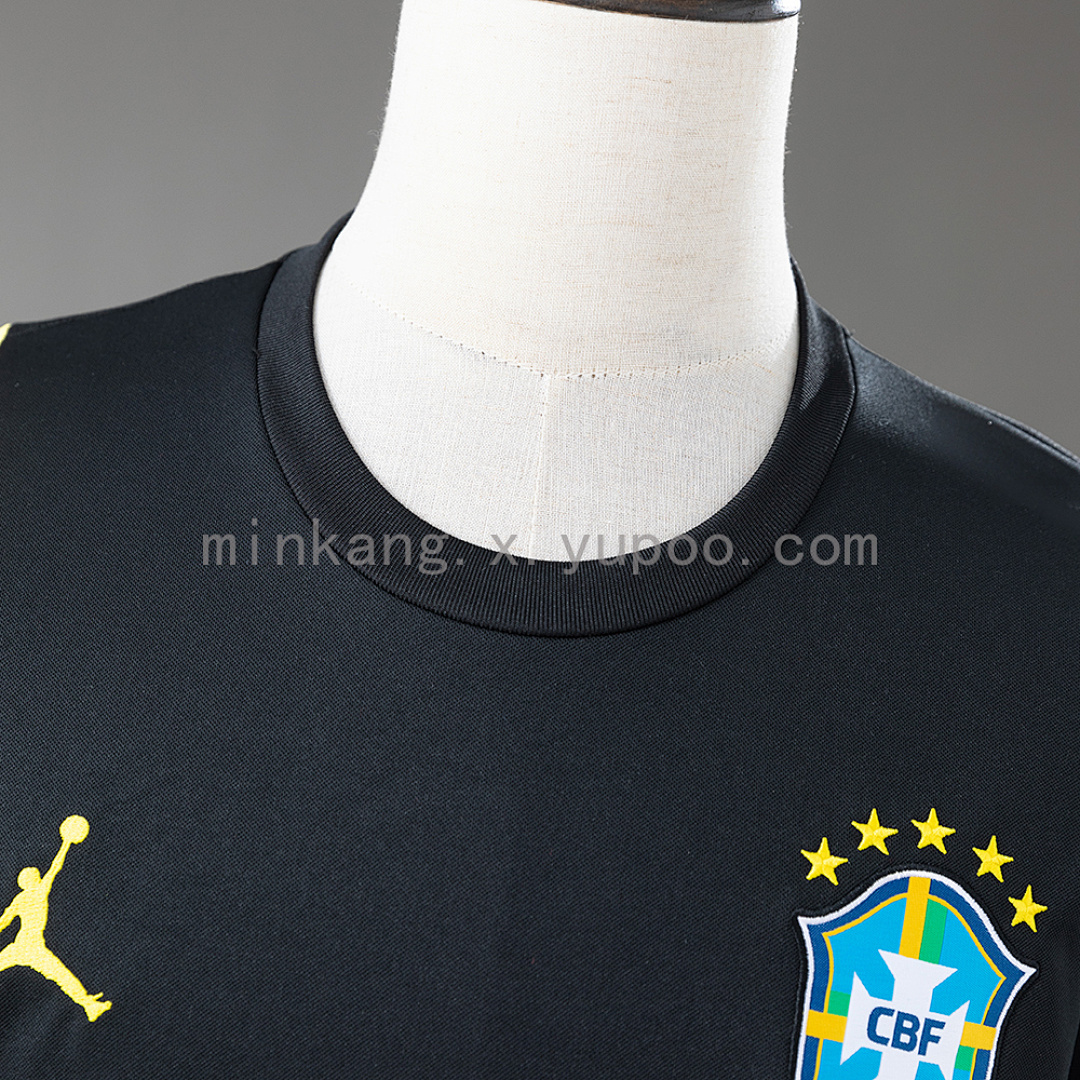 Brazil Jordan Brand Drill Top - Black S-4XL 7