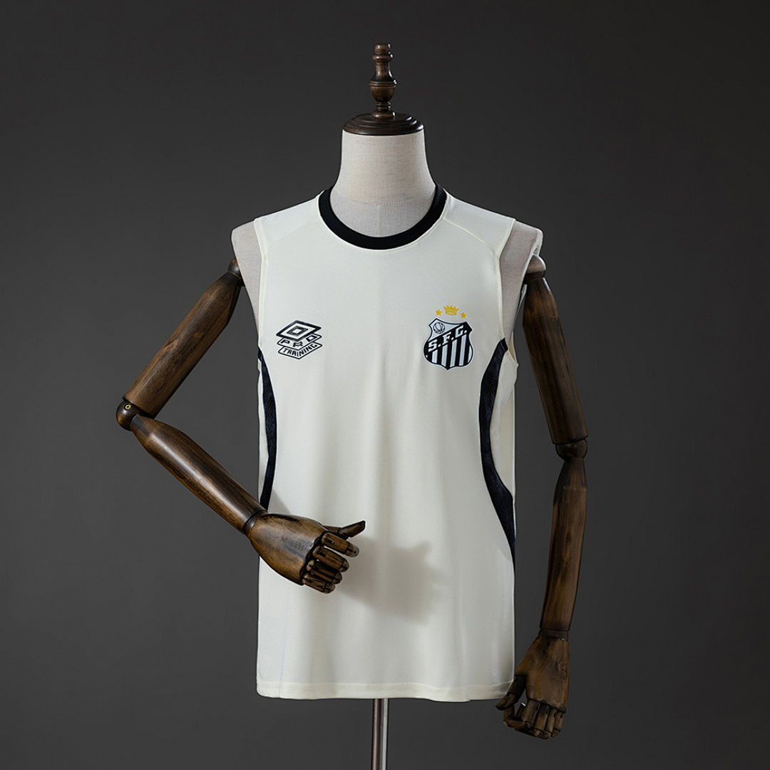 Santos 26/27 Training Vest Beige S-4XL 2