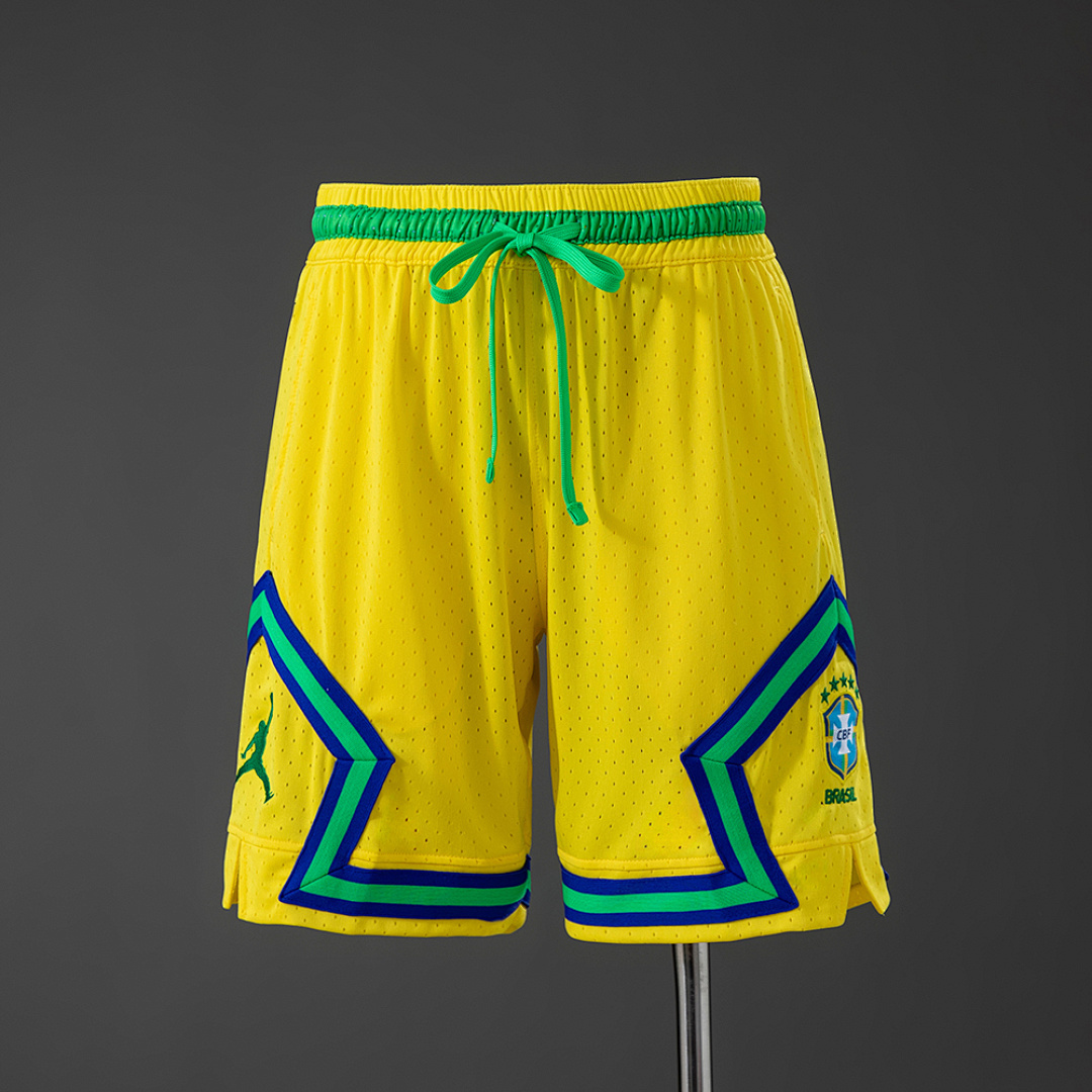 Brazil 2026 Basketball Shorts Yellow S-4XL 2