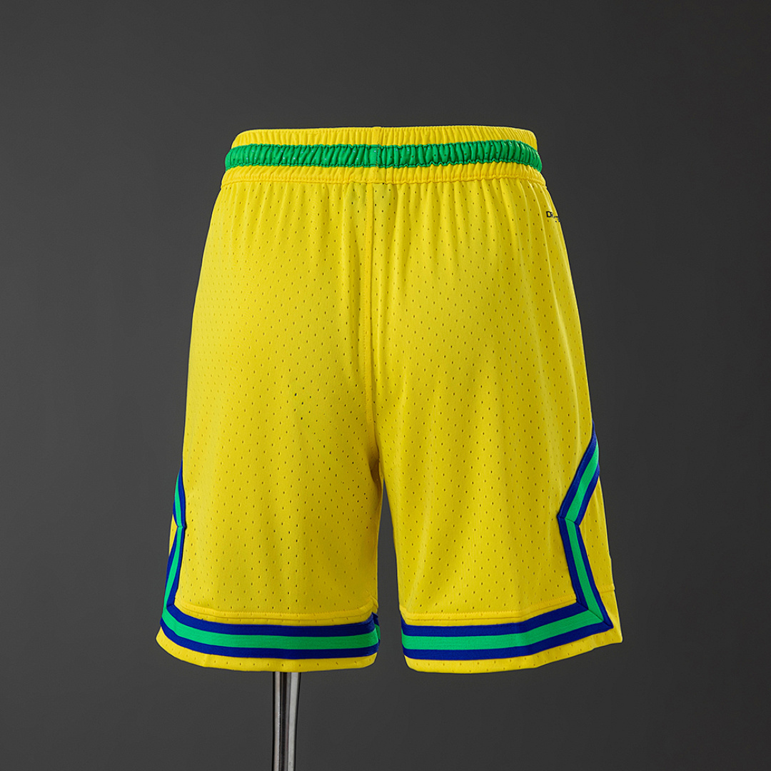 Brazil 2026 Basketball Shorts Yellow S-4XL 3