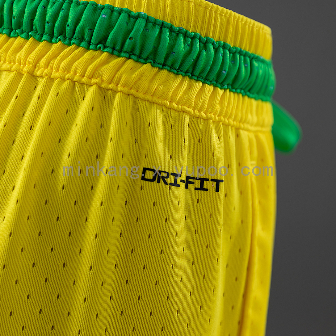 Brazil 2026 Basketball Shorts Yellow S-4XL 4