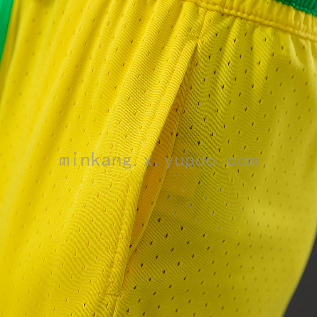 Brazil 2026 Basketball Shorts Yellow S-4XL 5