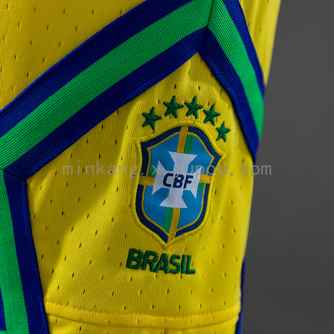 Brazil 2026 Basketball Shorts Yellow S-4XL 7