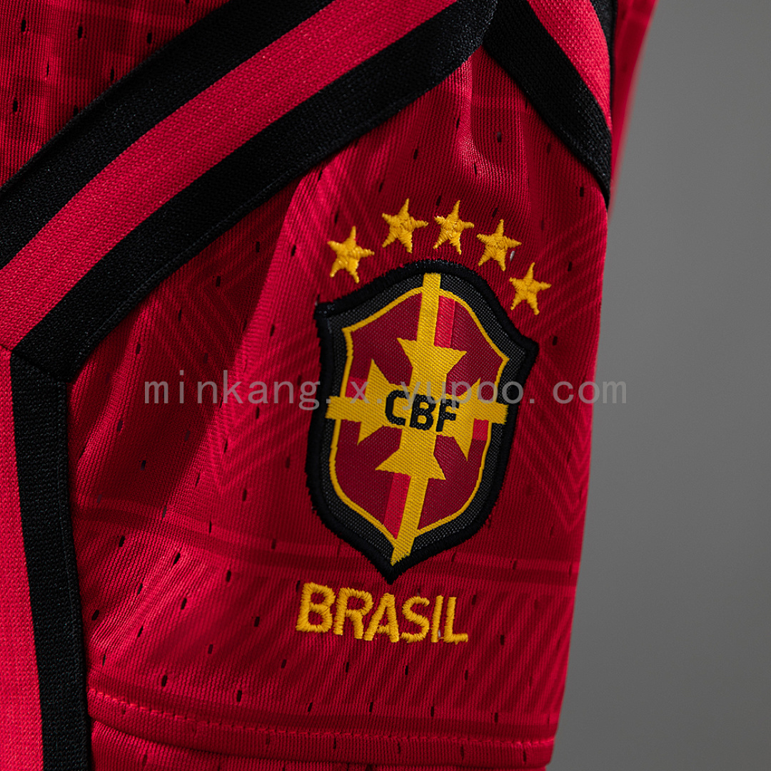 Brazil 2026 Basketball Shorts Red S-4XL 6