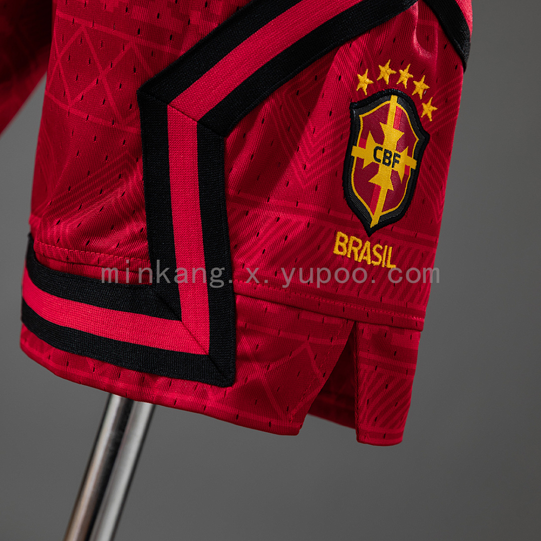 Brazil 2026 Basketball Shorts Red S-4XL 7