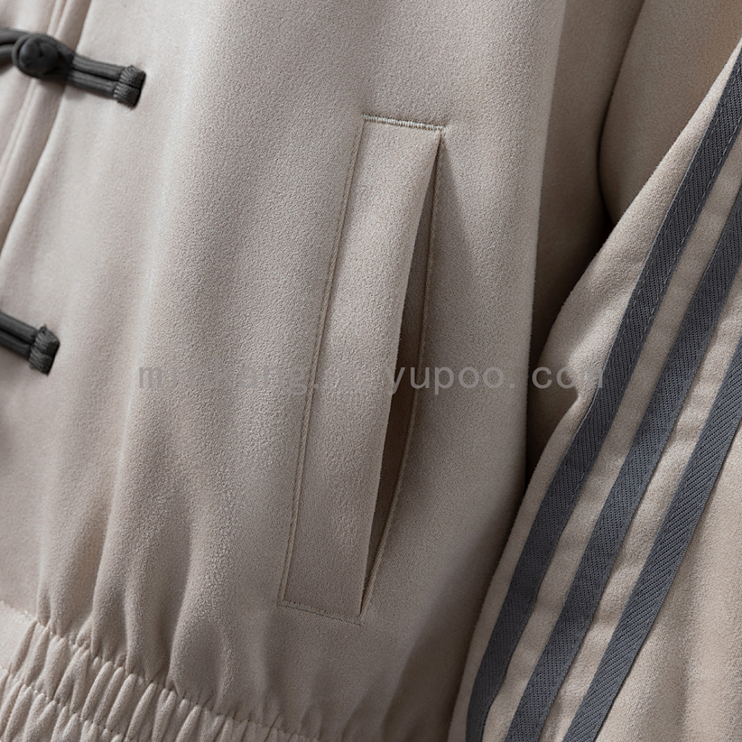 (Chinese New Year) Tang-style jacket - beige S-XL 4
