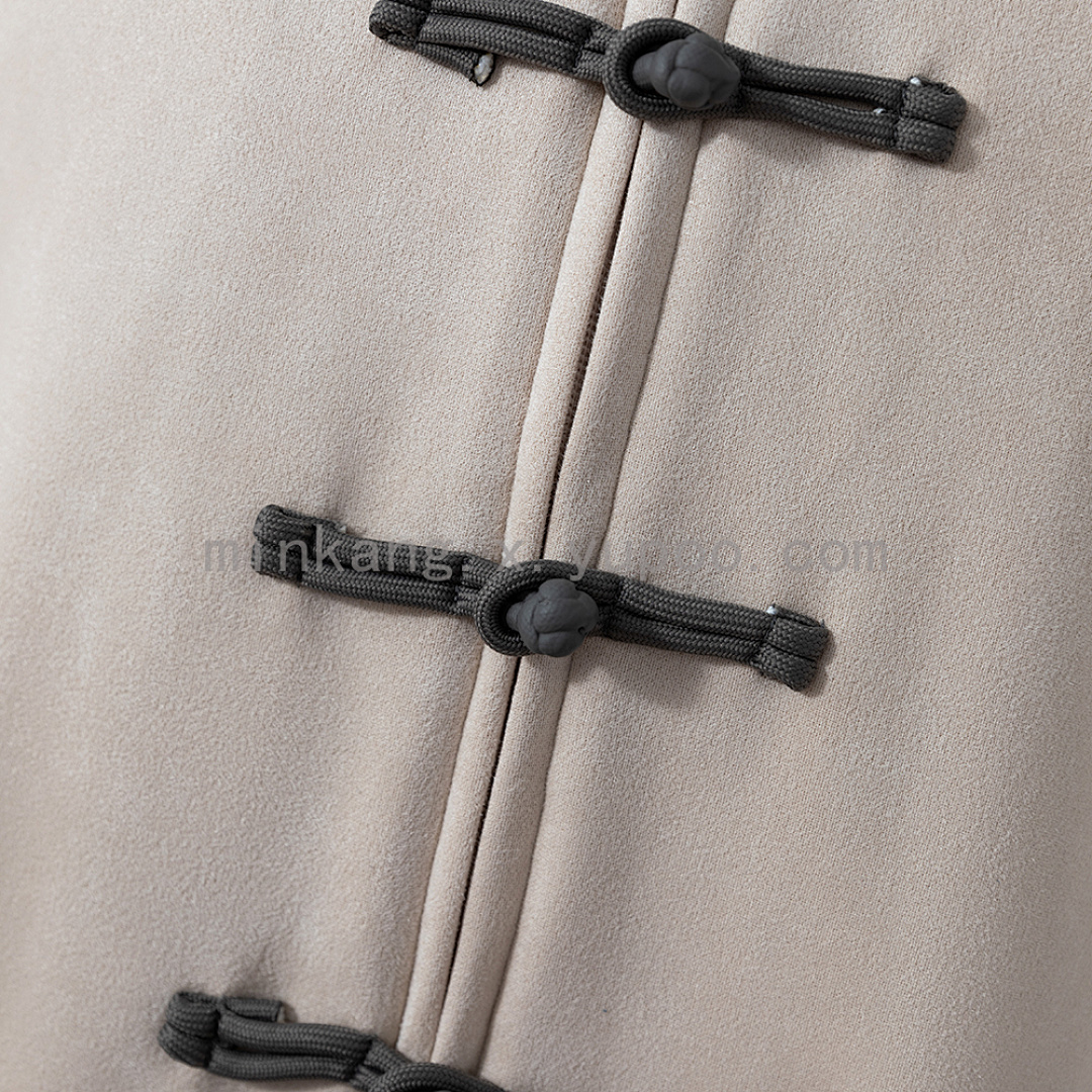 (Chinese New Year) Tang-style jacket - beige S-XL 8