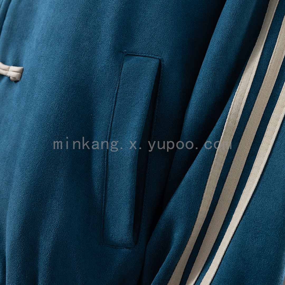 (Chinese New Year) Tang-style jacket - Cowboy Blue S-XL 4