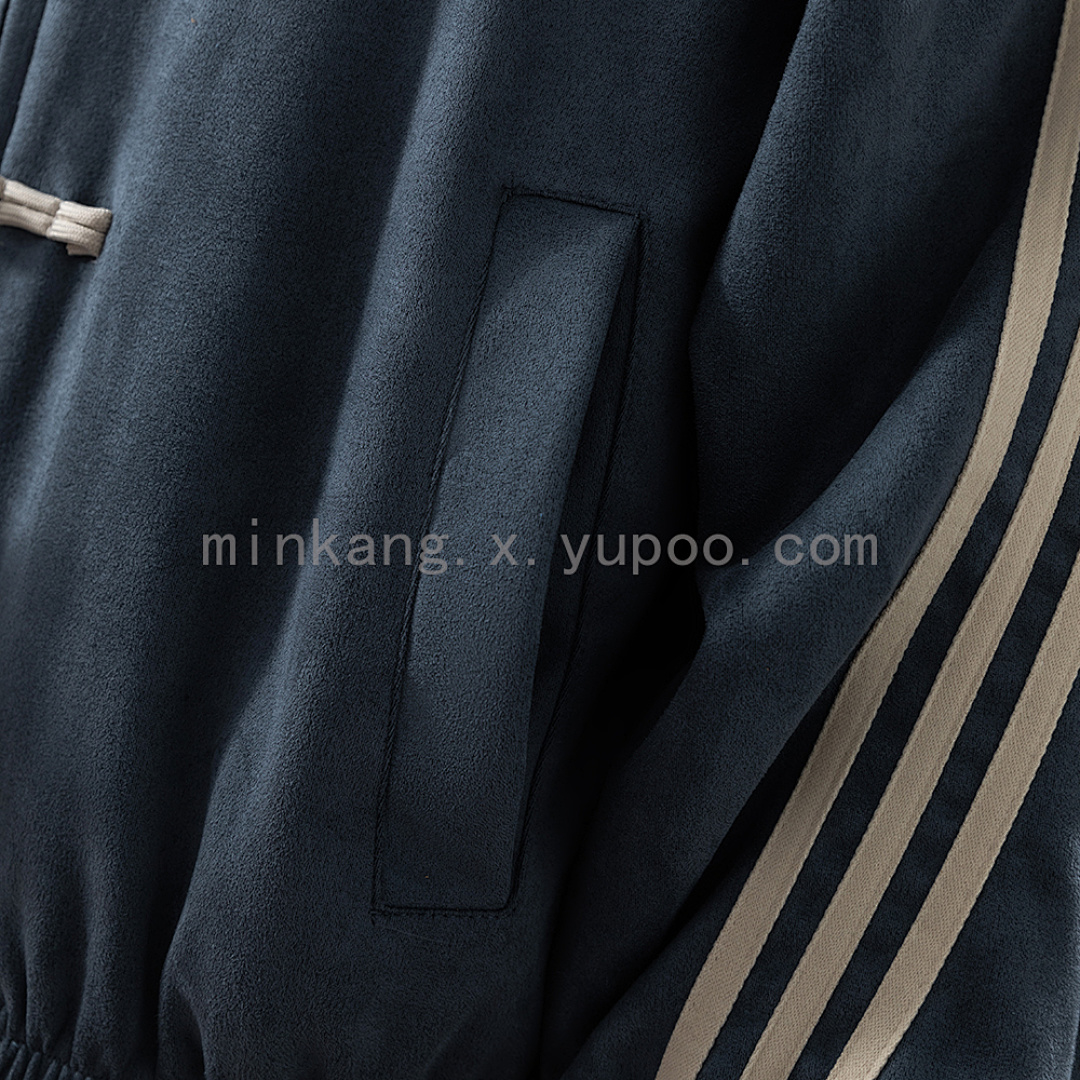 (Chinese New Year) Tang-style jacket - Gray S-XL 4