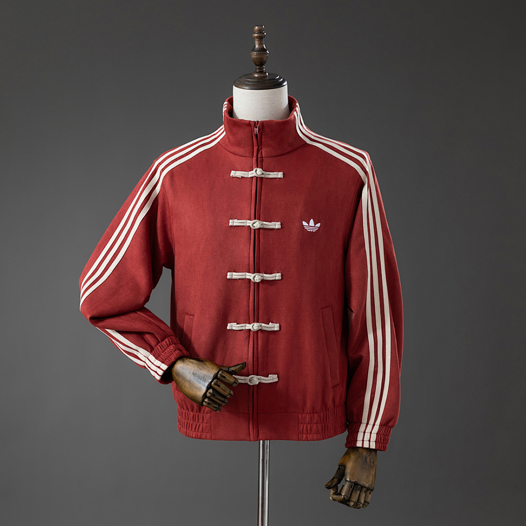 (Chinese New Year) Tang-style jacket - Red S-XXL 2