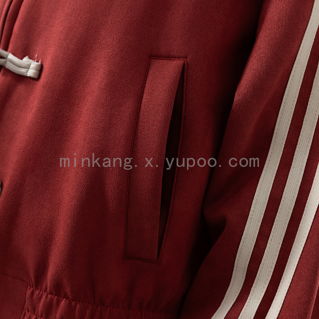 (Chinese New Year) Tang-style jacket - Red S-XXL 4