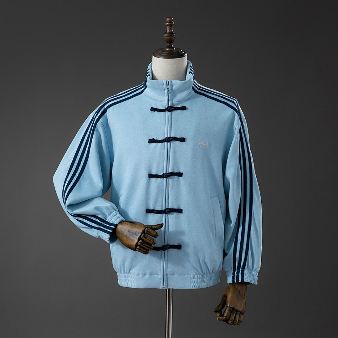 (Chinese New Year) Tang-style jacket - Sky blue S-XL 2
