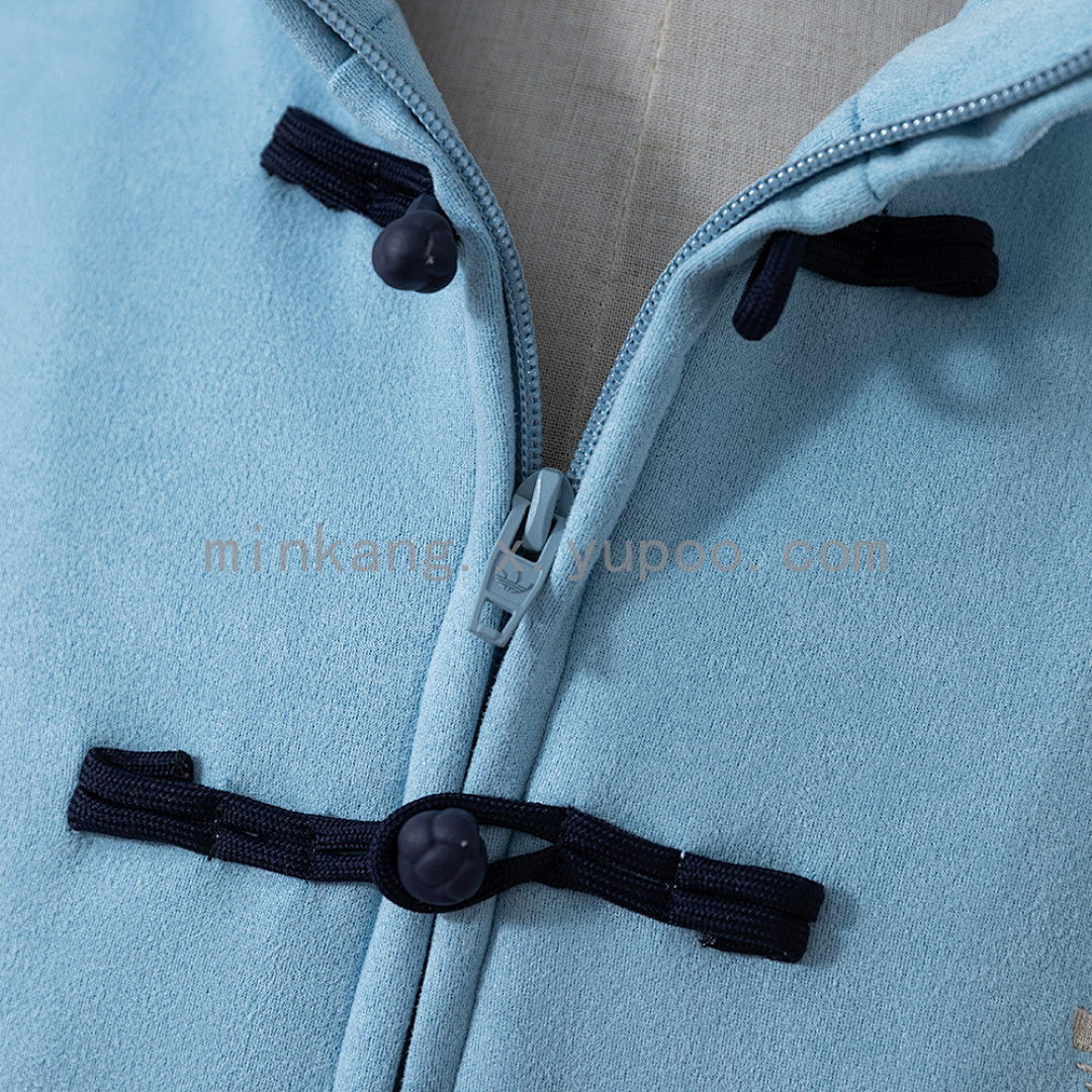 (Chinese New Year) Tang-style jacket - Sky blue S-XL 6